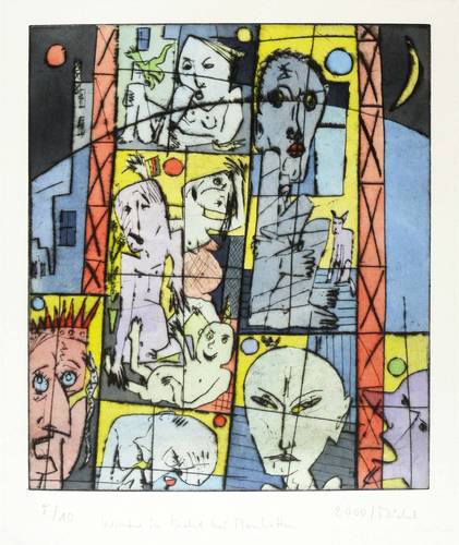 Michel, Bernhard -  -  - Winter in Babel bei Manhattan