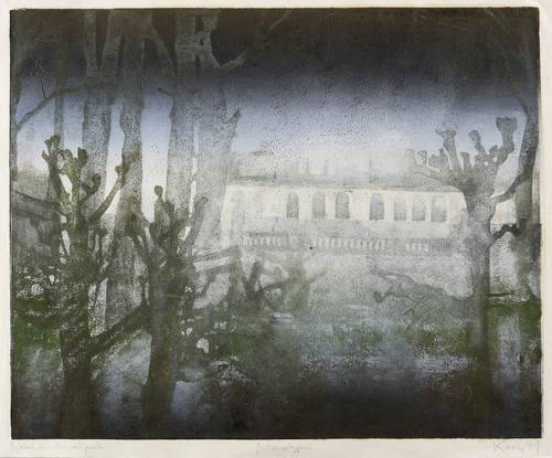 Korn, Wolfgang -  -  - Nebel im Barockpark