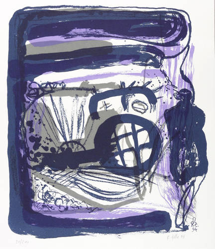 Zille, Rainer -  -  - Abstrakte Komposition