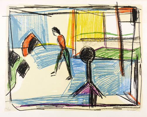 Leber, Wolfgang -  -  - Ohne Titel (Figur im Foyer)