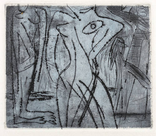 Hofmann, Veit -  -  - Stehender Frauenakt