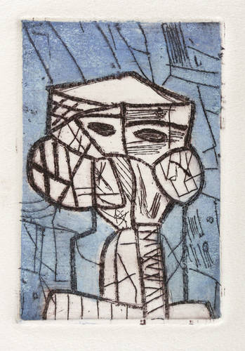 Hofmann, Veit -  -  - Abstrakte Büste (Ritter)