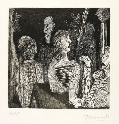 Herrmann, Peter -  -  - Im Biergarten