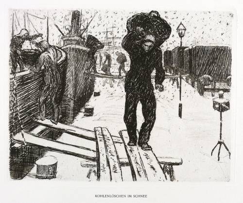 Hasse, Sella -  -  - Kohlenlöschen im Schnee