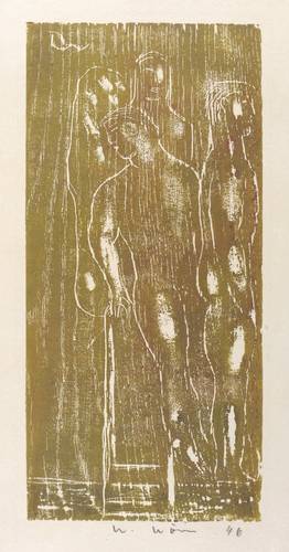 Wörn, Walter -  -  - Vier Figuren, stehend