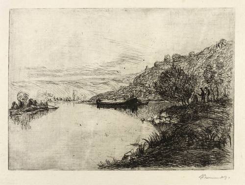 Brunner, Adolf -  -  - Mainlandschaft