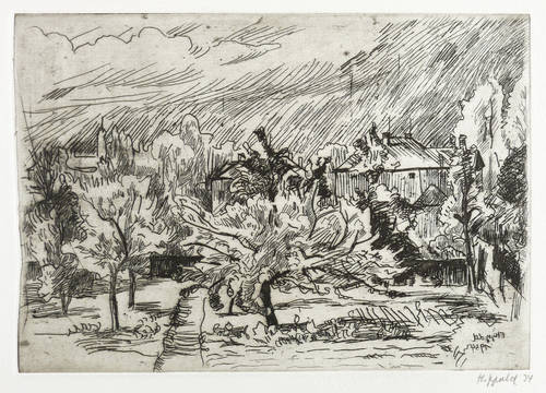 Hippold, Erhard -  -  - Lößnitzlandschaft mit Gärten