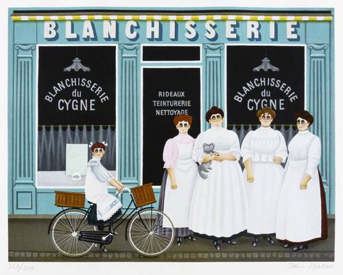 Balet, Jan - Schaufenster - Schaufenster - Blanchisserie (Wäscherei)