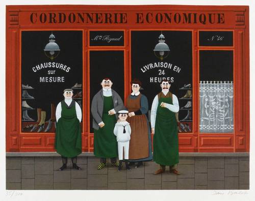 Balet, Jan - Schaufenster - Schaufenster - Cordonnerie Economique (Schuhmacher - Maßschuhe)