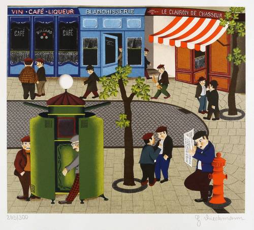 Dieckmann, Henry -  -  - Belebter Pariser Platz