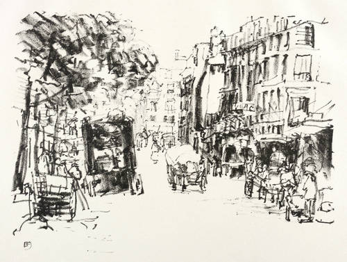 Frank, Erna -  -  - Rue Berger in Paris