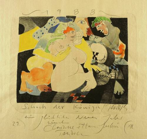 Triebsch, Hans Joachim -  -  - Schach der Königin