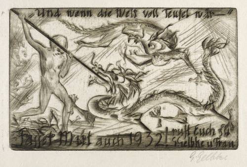 Gelbke, Georg -  -  - Und wenn die Welt voll Teufel wär