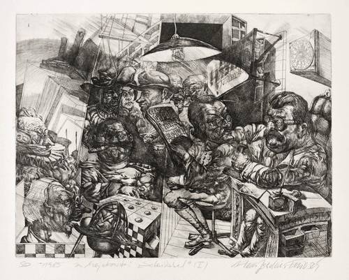 Triebsch, Hans Joachim -  -  - Schwitzbad I (Majakowski)