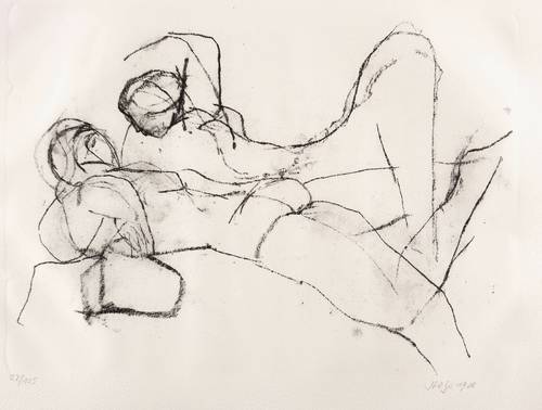 Stötzer, Werner -  -  - Liegendes Paar II