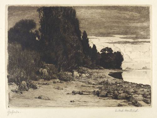 Hentschel, Hans Rudolph -  -  - Gestade (Gauernitzer Insel)