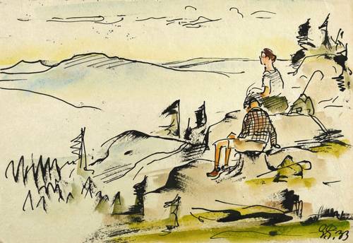 Gelbke, Georg -  -  - Im Böhmerwald