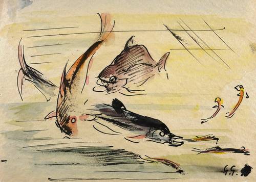 Gelbke, Georg -  -  - Zierfische