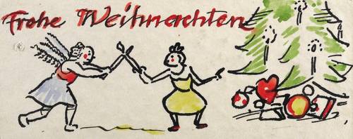 Gelbke, Georg -  -  - Frohe Weihnachten