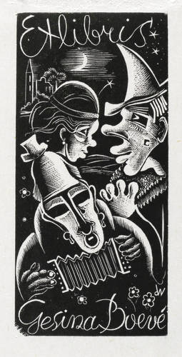 Wolff, Cor de -  -  - Exlibris Gesina Boevé