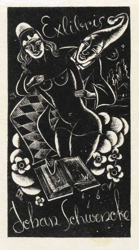 Wolff, Cor de -  -  - Exlibris Johan Schwencke