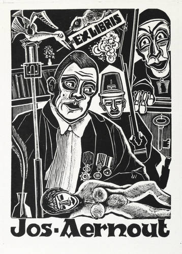 Wolff, Cor de -  -  - Exlibris Jos Aernout