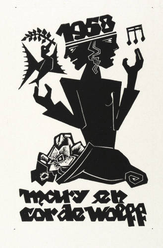 Wolff, Cor de -  -  - Exlibris Mary en Cor de Wolff