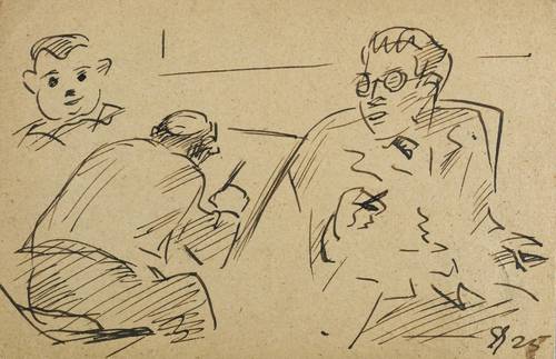 Gelbke, Georg -  -  - Zwei Zeichner