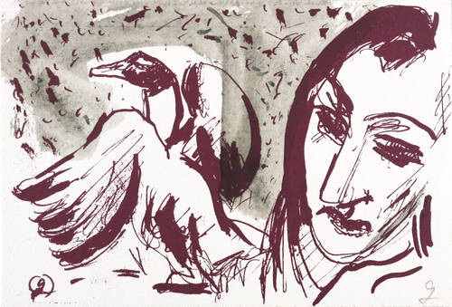 Goltzsche, Dieter -  -  - Erpel und Frauenkopf