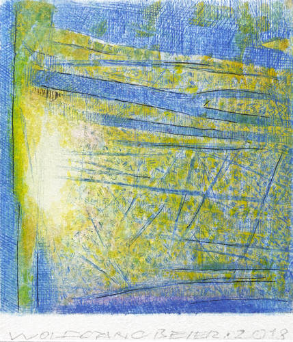 Beier, Wolfgang -  -  - Abstrakte Komposition (Durchscheinen)