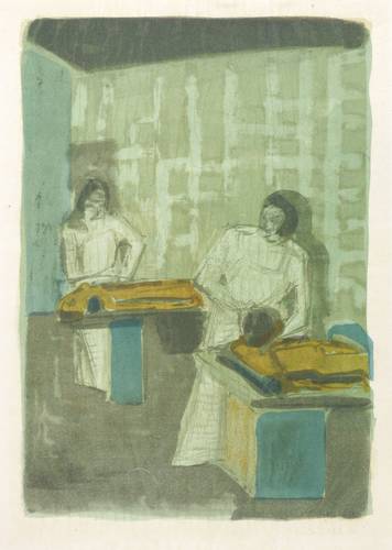 Wecks, Simone -  -  - Ohne Titel (Krankenhausszene)