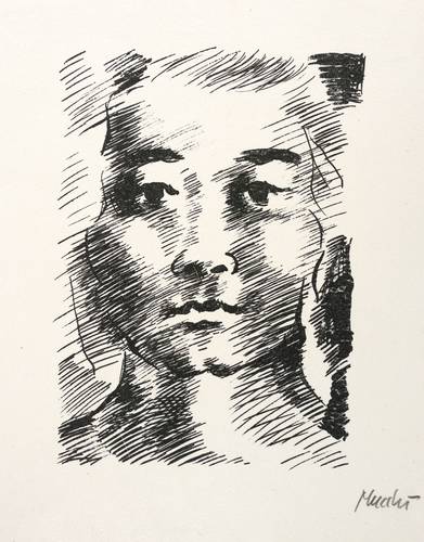 Mucchi, Gabriele -  -  - Mädchenkopf