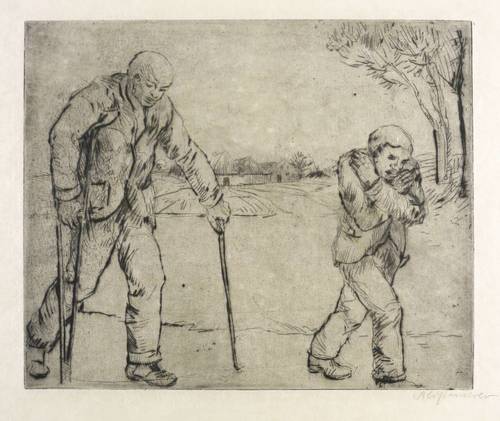 Schinnerer, Adolf -  -  - Ohne Titel (Kriegsversehrte)