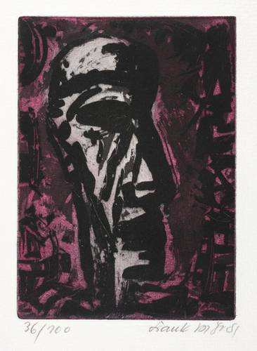 Voigt, Frank -  -  - Kopf im Profil