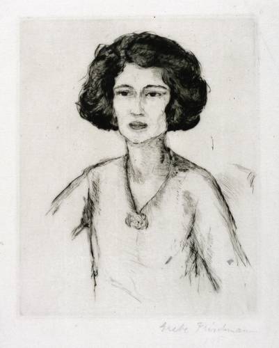 Fleischmann, Grete -  -  - Frauenbildnis