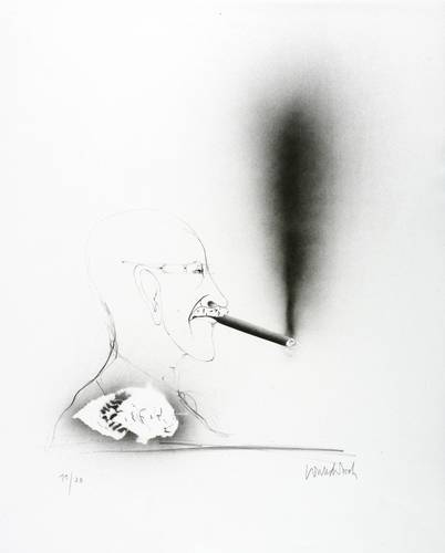 Wunderlich, Paul -  -  - Selbst mit Zigarre