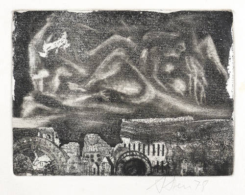 Dress, Andreas -  -  - Ohne Titel (Gestalten über der Stadt)