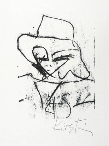 Schmidt-Kirstein, Helmut -  -  - Niederblickendes Mädchen