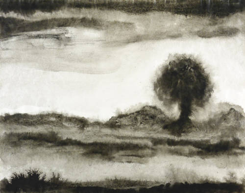 Schreiter, Elly -  -  - Uferlandschaft mit Baum