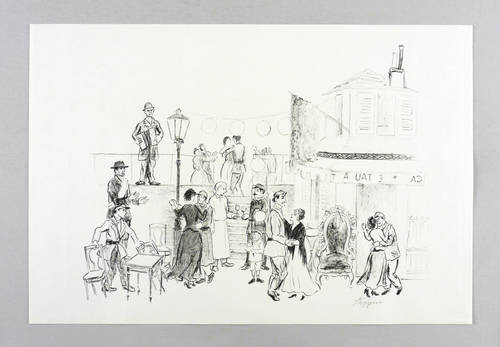 Appen, Karl von -  -  - Arrangement-Skizze zu Brechts Tage der Kommune