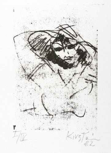 Schmidt-Kirstein, Helmut -  -  - Mädchen, die Arme über dem Kopf