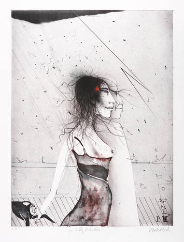 Wunderlich, Paul -  -  - Kieler Spaziergang