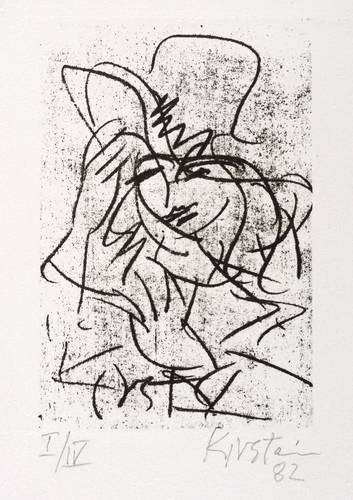 Schmidt-Kirstein, Helmut -  -  - Mädchen mit Hut