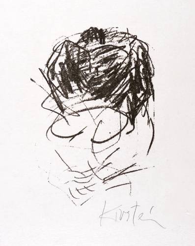 Schmidt-Kirstein, Helmut -  -  - Mädchen mit verschattetem Gesicht