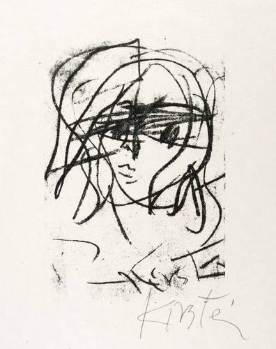 Schmidt-Kirstein, Helmut -  -  - Mädchen mit langem Harr