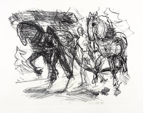 Weber, Horst -  -  - Amazonen mit Pferden