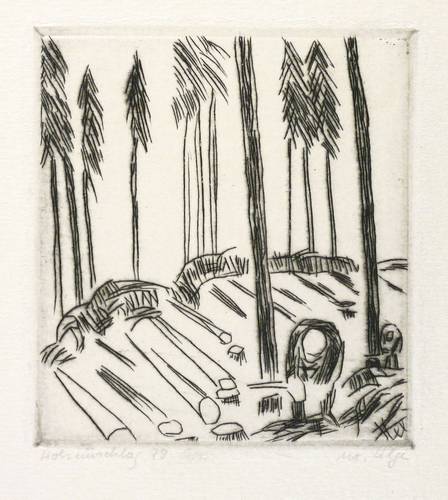 Lilge, Marlis -  -  - Holzeinschlag I