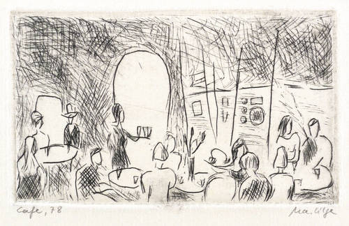 Lilge, Marlis -  -  - Café (Dresden)