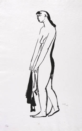 Seitz, Gustav -  -  - Schreitende mit Tuch