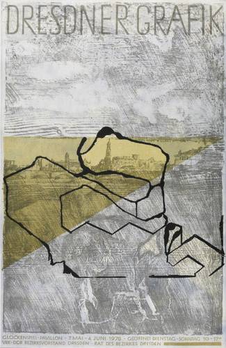 Weidensdorfer, Claus & Wittig, Werner - Ausstellungsplakat Glockenspiel-Pavillon Dresden - Ausstellungsplakat Glockenspiel-Pavillon Dresden - Dresdner Grafik